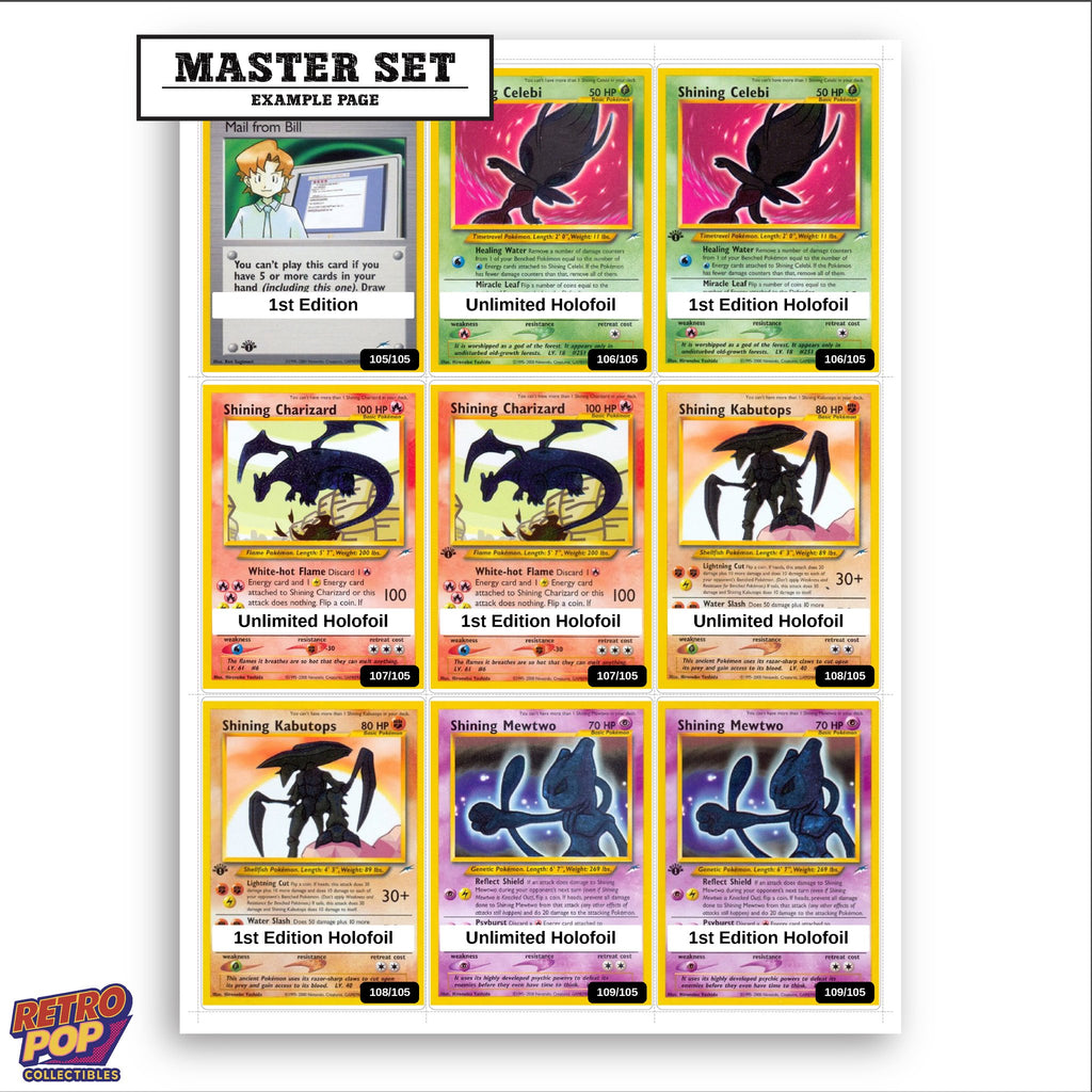 Printed Neo Destiny placeholders in binder - real photo 3