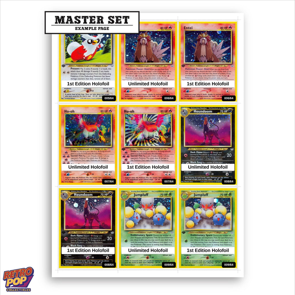 Printed Neo Revelation placeholders in binder - real photo 1