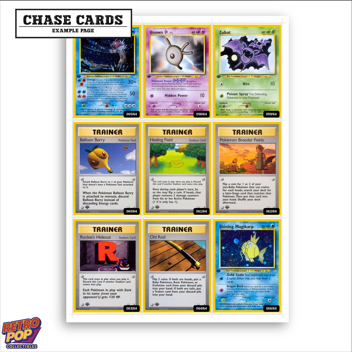 Printed Neo Revelation placeholders in binder - real photo 2