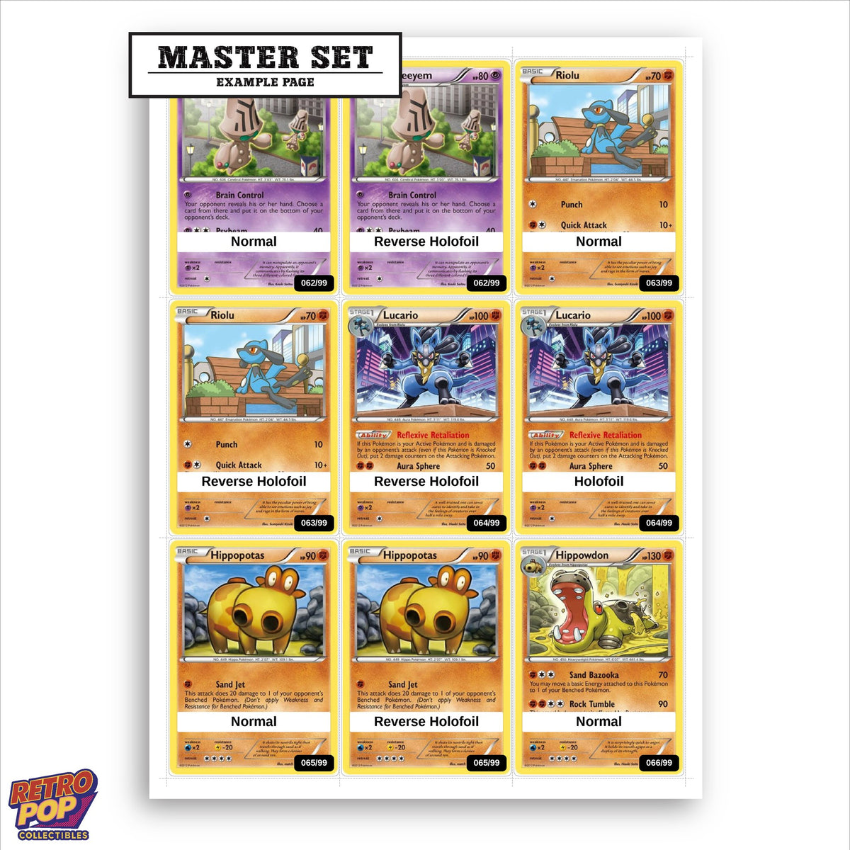 Printed Next Destinies placeholders in binder - real photo 1