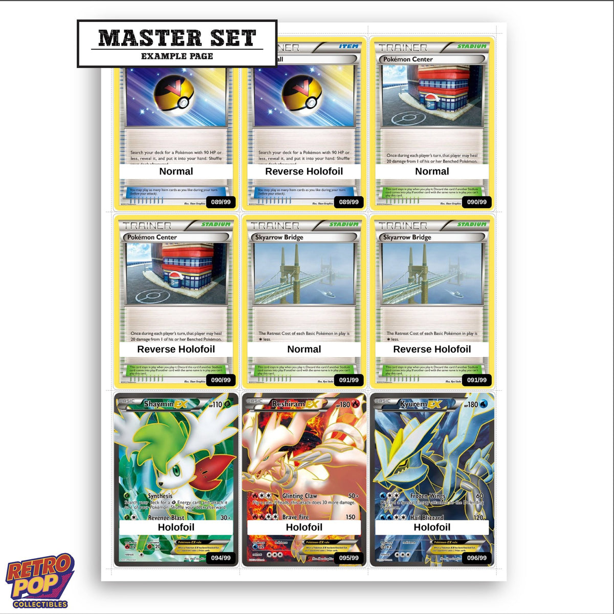 Printed Next Destinies placeholders in binder - real photo 3