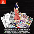 Nico Robin One Piece card binder placeholders printable PDF - includes Nico Robin