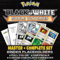 Noble Victories Pokemon binder placeholders printable PDF - includes N (Supporter) (Full Art)