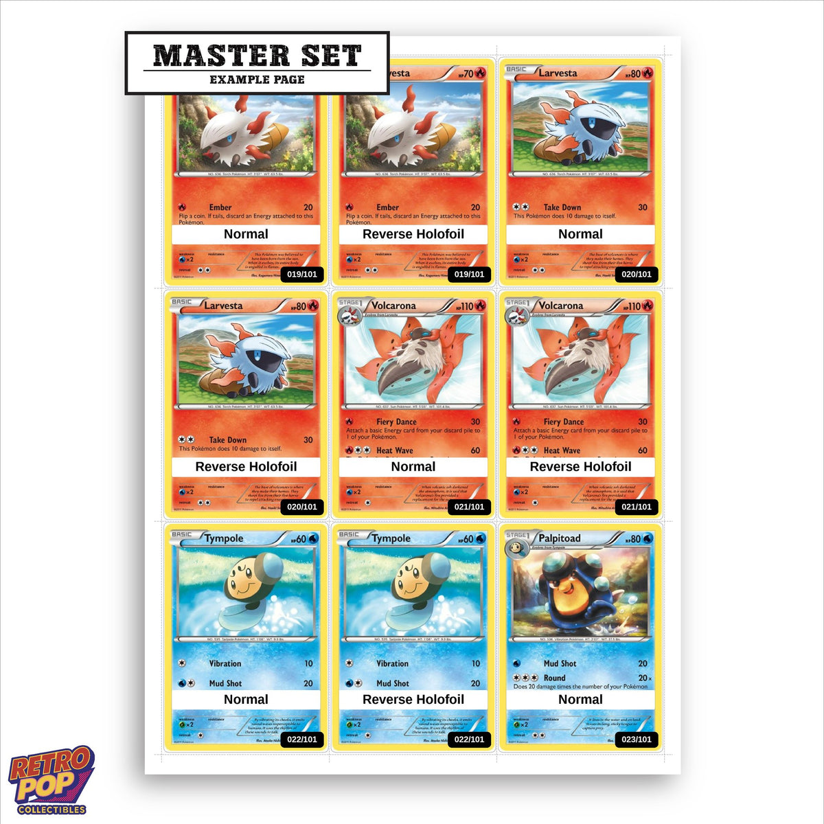 Printed Noble Victories placeholders in binder - real photo 1