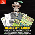 Every Nuzleaf Pokemon card ever made - master set binder placeholders with Nuzleaf (49)