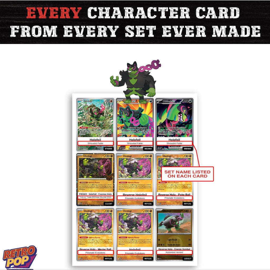 Okidogi card collection preview - every set Okidogi appears in