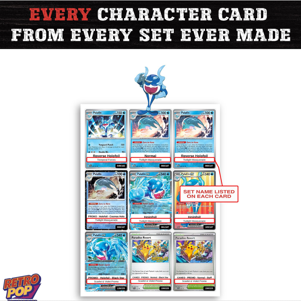 Palafin card collection preview - every set Palafin appears in