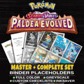 Paldea Evolved Pokemon binder placeholders printable PDF - includes Magikarp