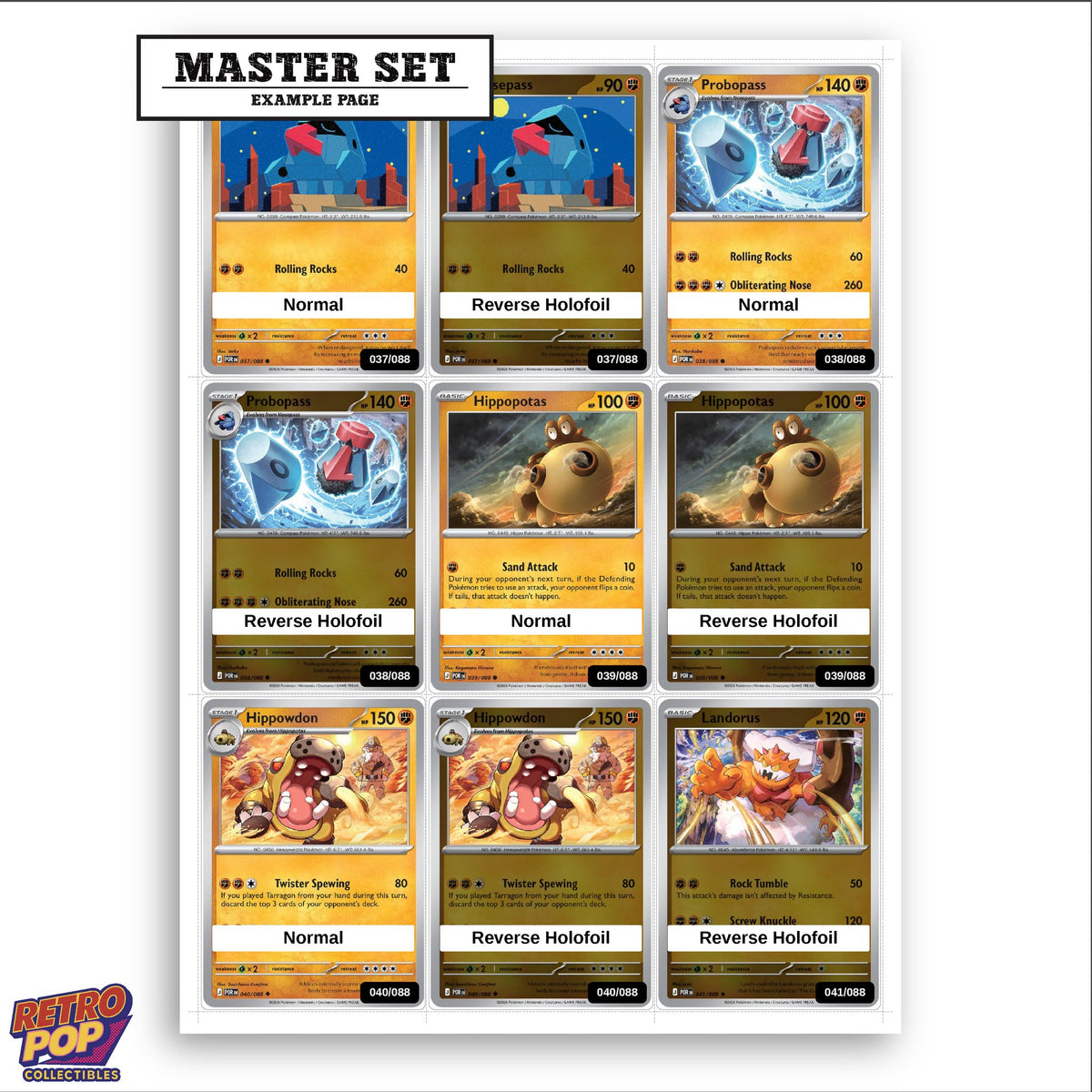 Printed Perfect Order placeholders in binder - real photo 3