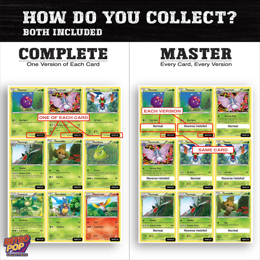 Complete Set vs Master Set versions of Phantom Forces binder placeholders
