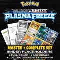 Plasma Freeze Pokemon binder placeholders printable PDF - includes Ultra Ball