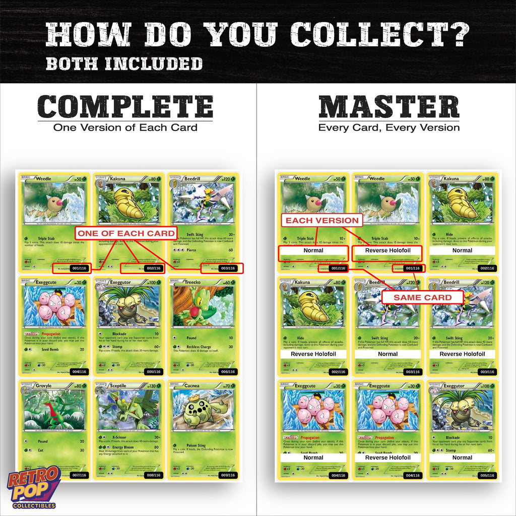 Complete Set vs Master Set versions of Plasma Freeze binder placeholders