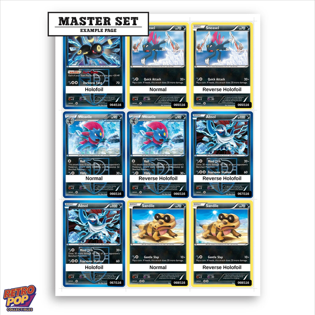 Printed Plasma Freeze placeholders in binder - real photo 1