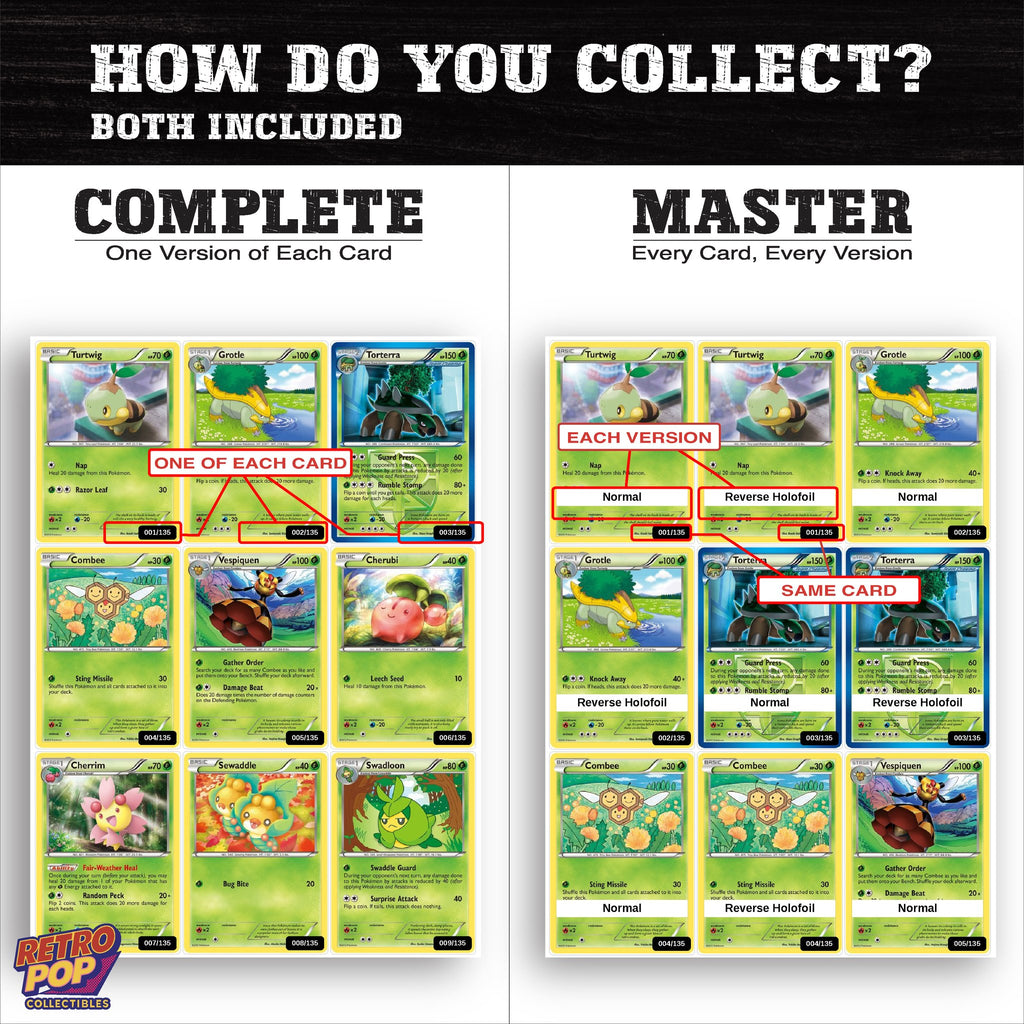 Complete Set vs Master Set versions of Plasma Storm binder placeholders