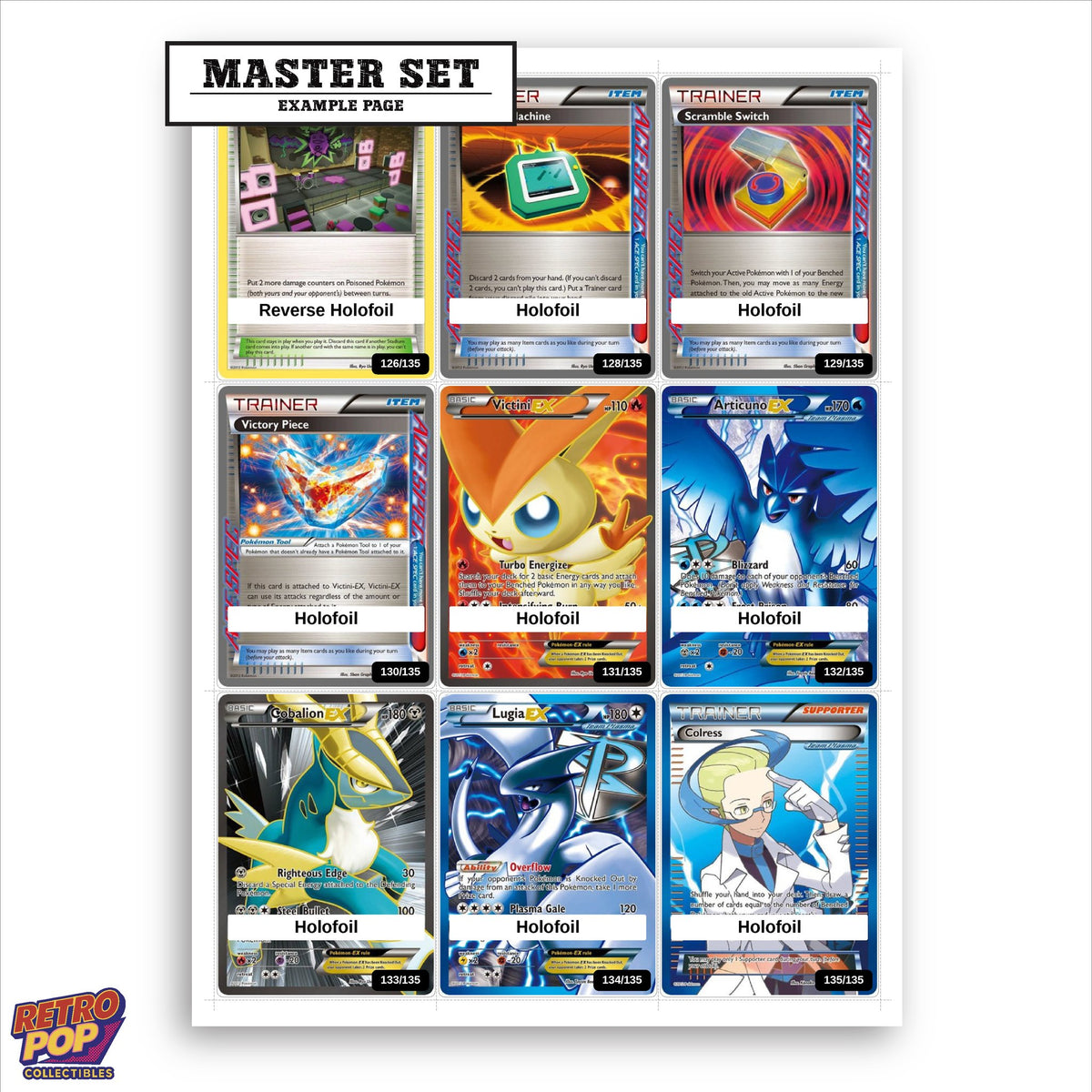 Printed Plasma Storm placeholders in binder - real photo 1