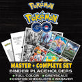 Pokemon GO Pokemon binder placeholders printable PDF - includes Mewtwo V (Alternate Full Art)