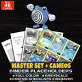 Every Poliwhirl Pokemon card ever made - master set binder placeholders with Poliwhirl