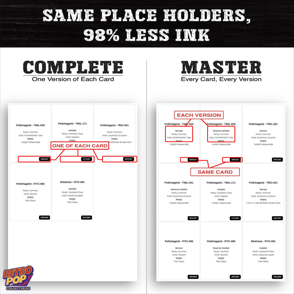 Ink saver greyscale Poltchageist placeholder sheet - 98 percent less ink