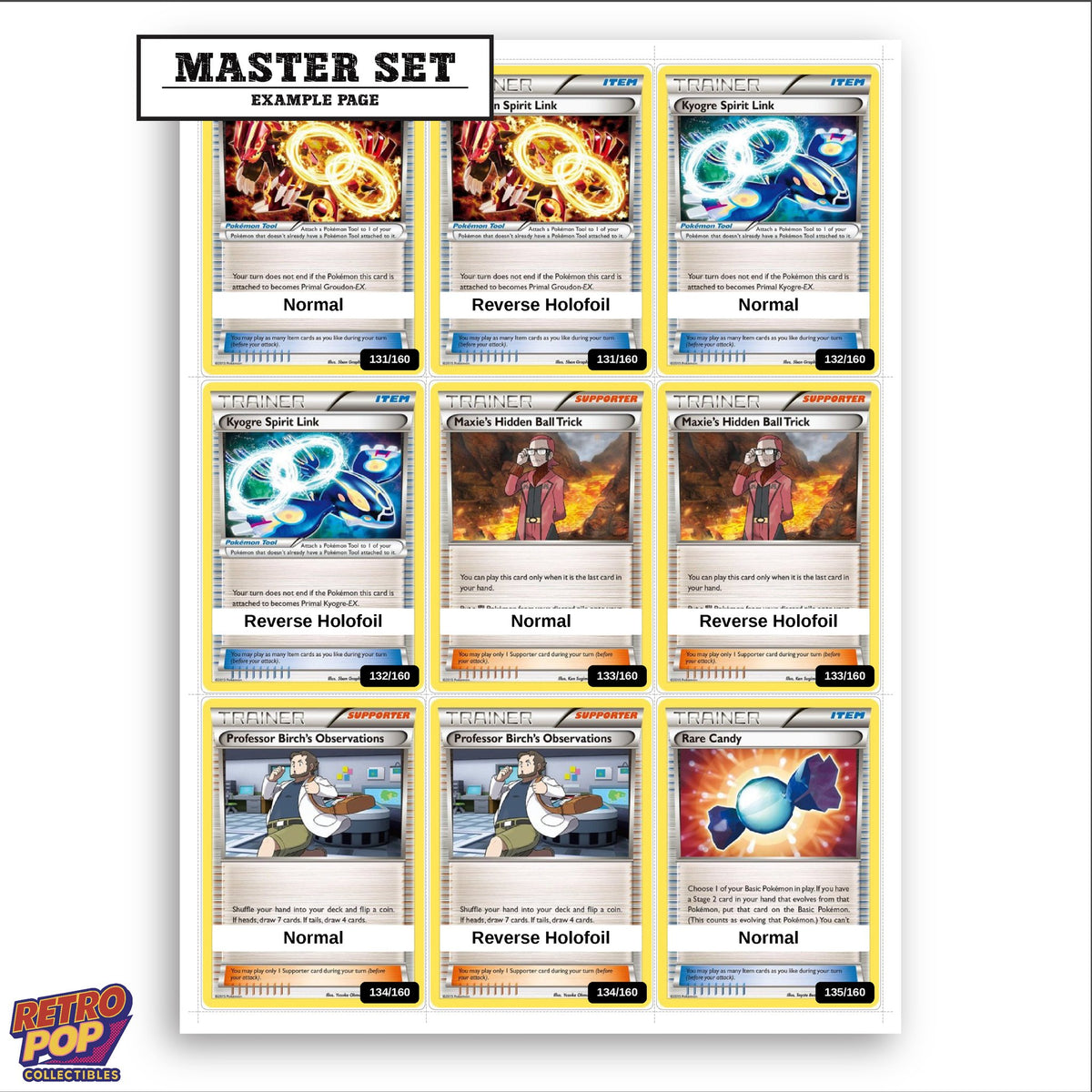 Printed Primal Clash placeholders in binder - real photo 3