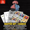Every Probopass Pokemon card ever made - master set binder placeholders with Probopass G