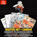 Every Raboot Pokemon card ever made - master set binder placeholders with Raboot