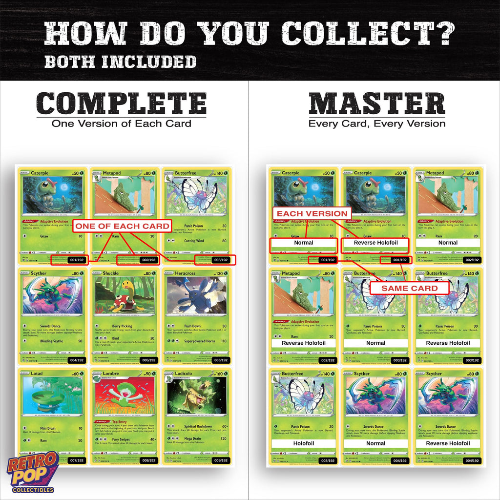 Complete Set vs Master Set versions of Rebel Clash binder placeholders