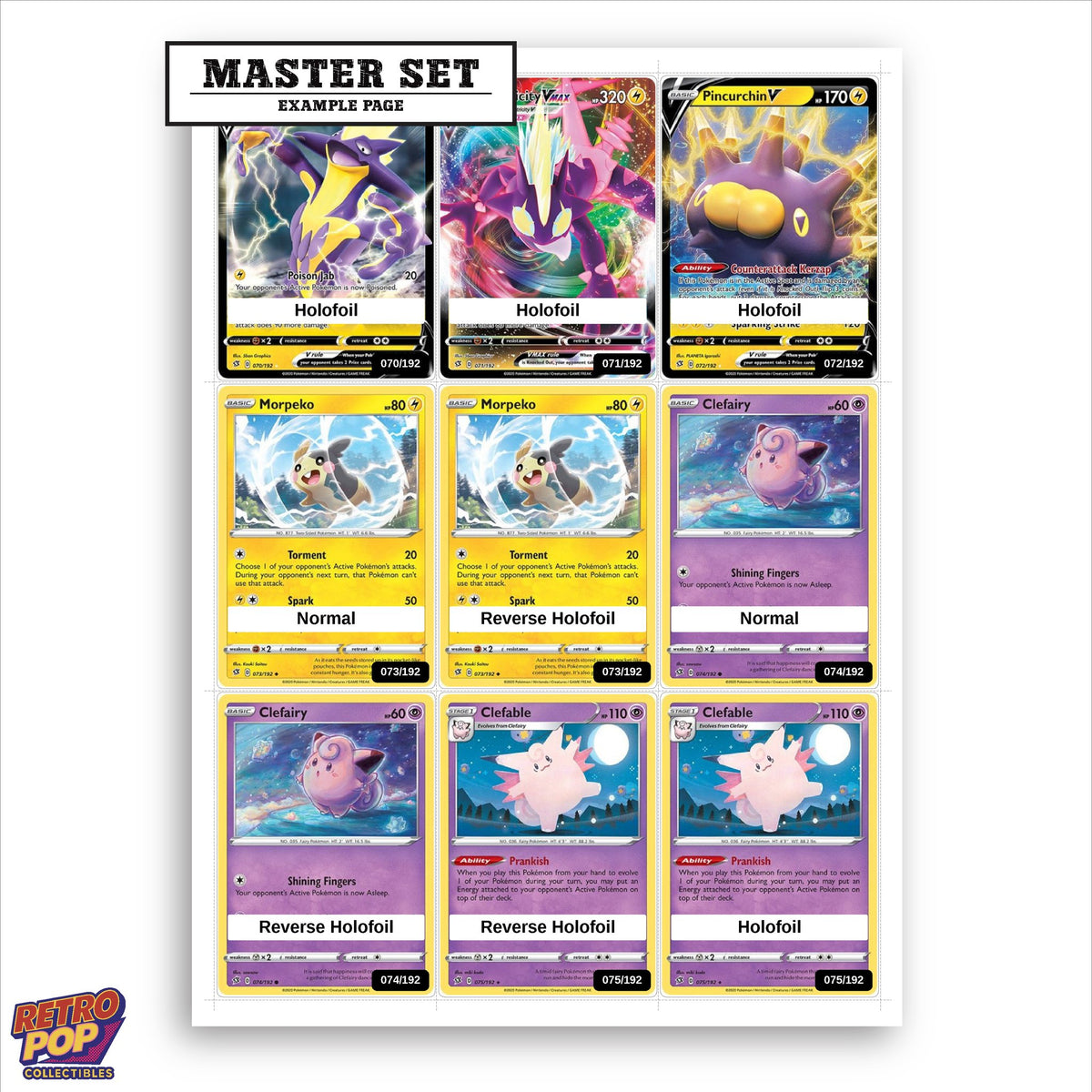 Printed Rebel Clash placeholders in binder - real photo 1