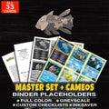 Every Relicanth Pokemon card ever made - master set binder placeholders with Relicanth (Shiny)