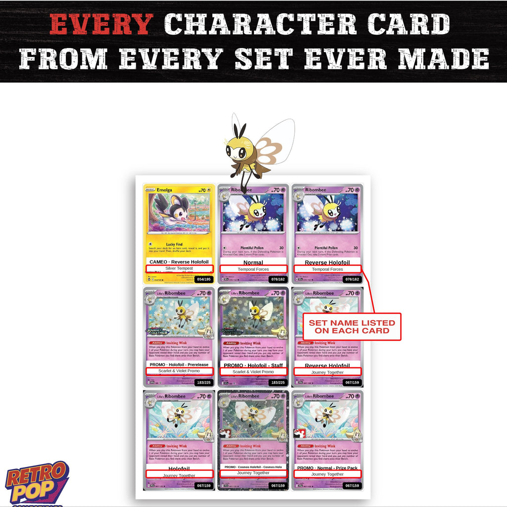 Ribombee card collection preview - every set Ribombee appears in