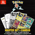 Every Rotom Pokemon card ever made - master set binder placeholders with Rotom