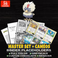 Every Rufflet Pokemon card ever made - master set binder placeholders with Rufflet