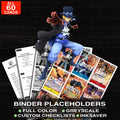 Sabo One Piece card binder placeholders printable PDF - includes Sabo