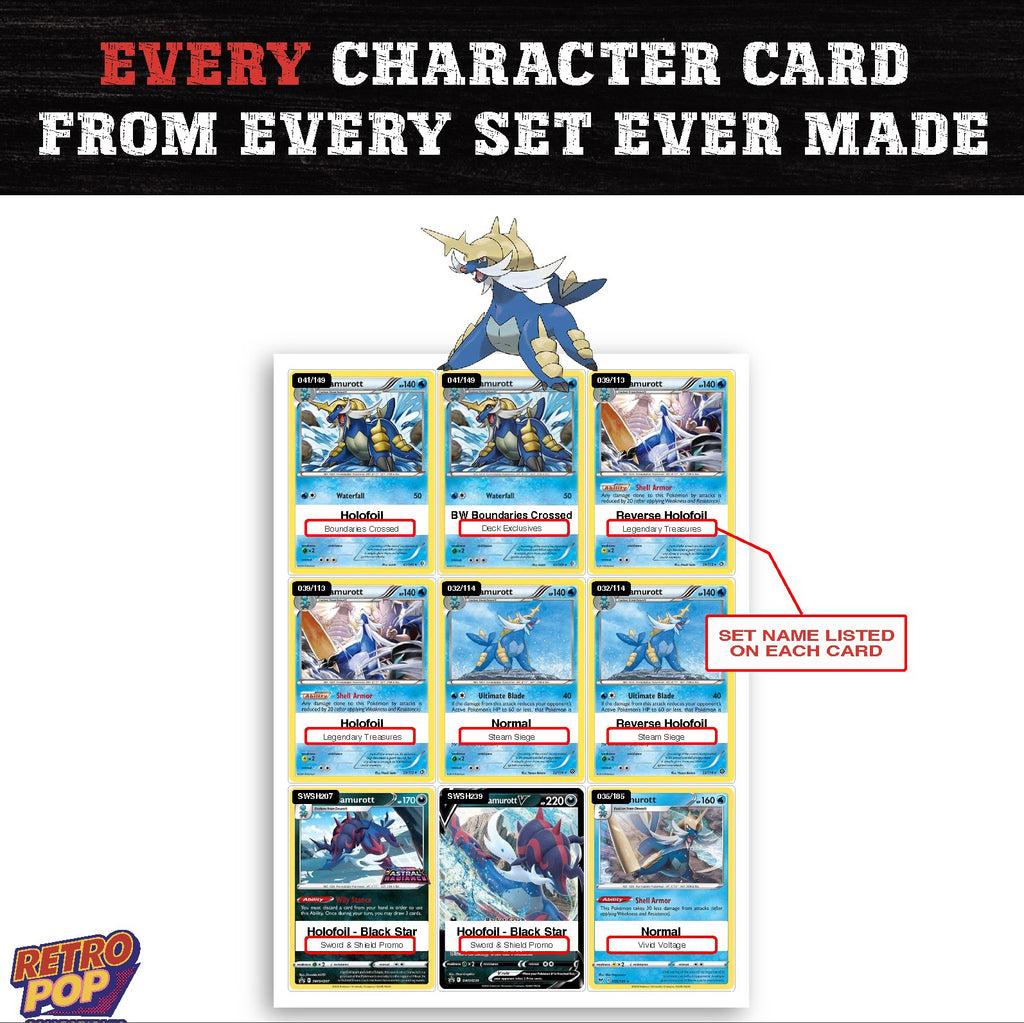 Samurott card collection preview - every set Samurott appears in