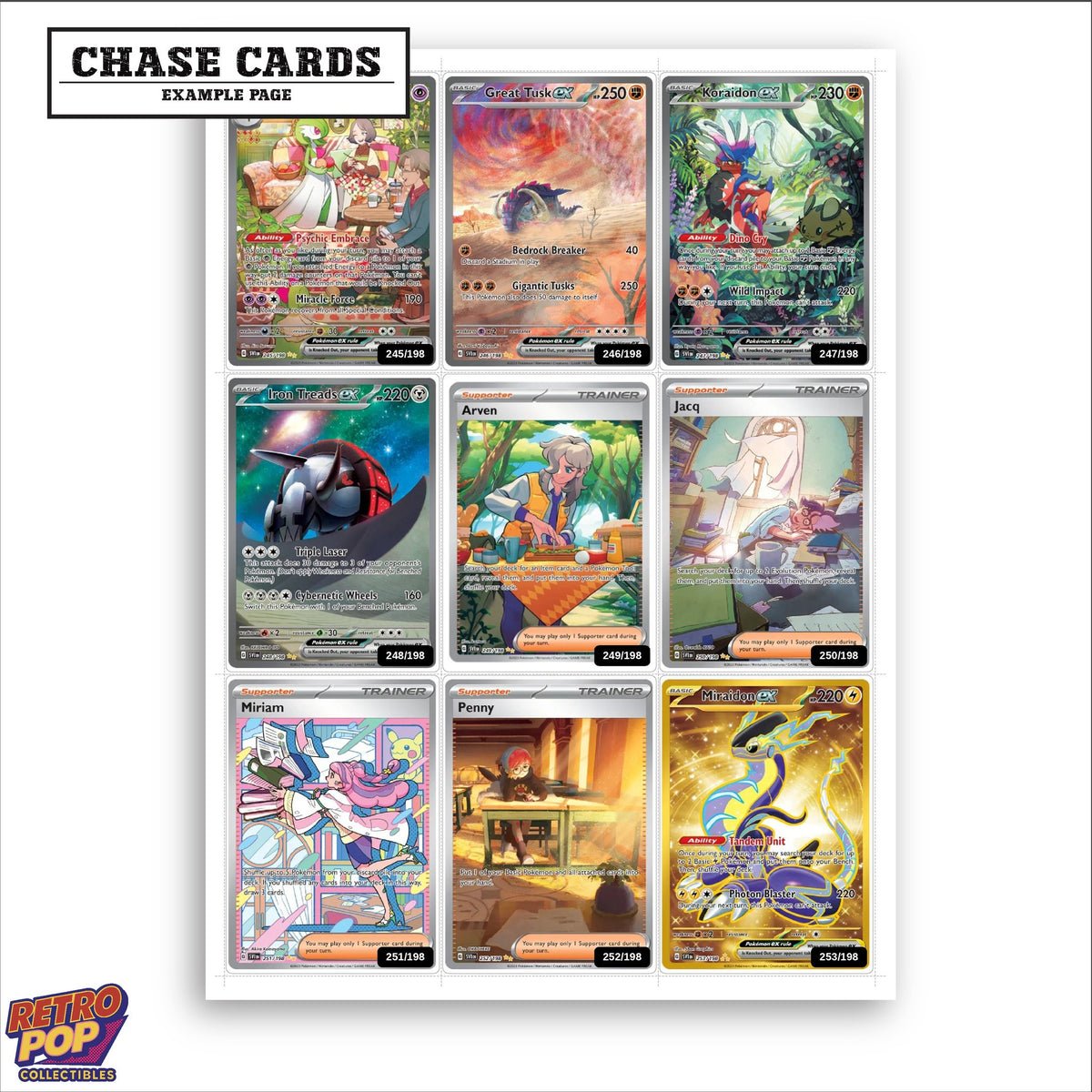 Printed Scarlet & Violet Base Set placeholders in binder - real photo 2