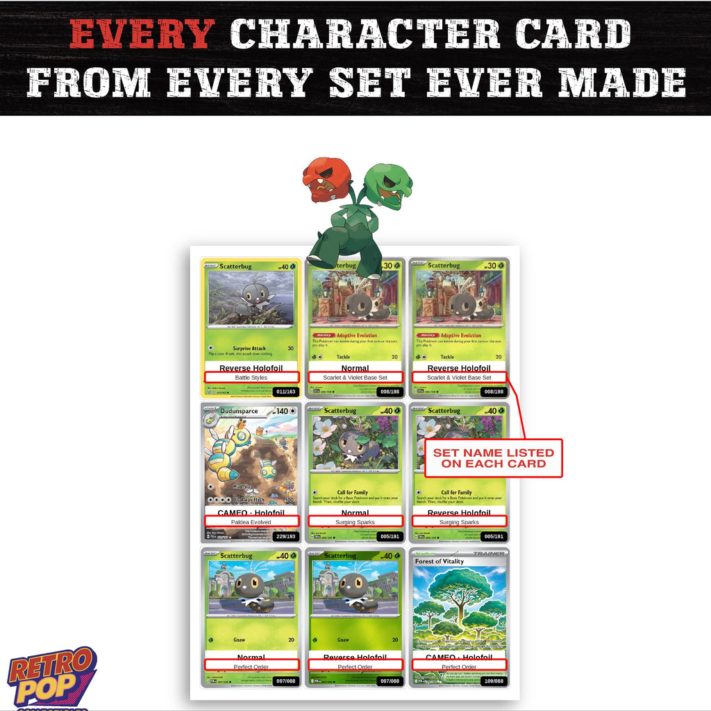 Scovillain card collection preview - every set Scovillain appears in