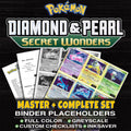 Secret Wonders Pokemon binder placeholders printable PDF - includes Mew