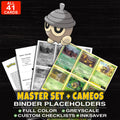 Every Seedot Pokemon card ever made - master set binder placeholders with Seedot