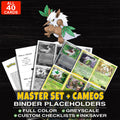 Every Shiftry Pokemon card ever made - master set binder placeholders with Shiftry ex