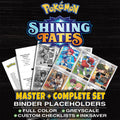 Shining Fates Pokemon binder placeholders printable PDF - includes Skyla (Full Art)