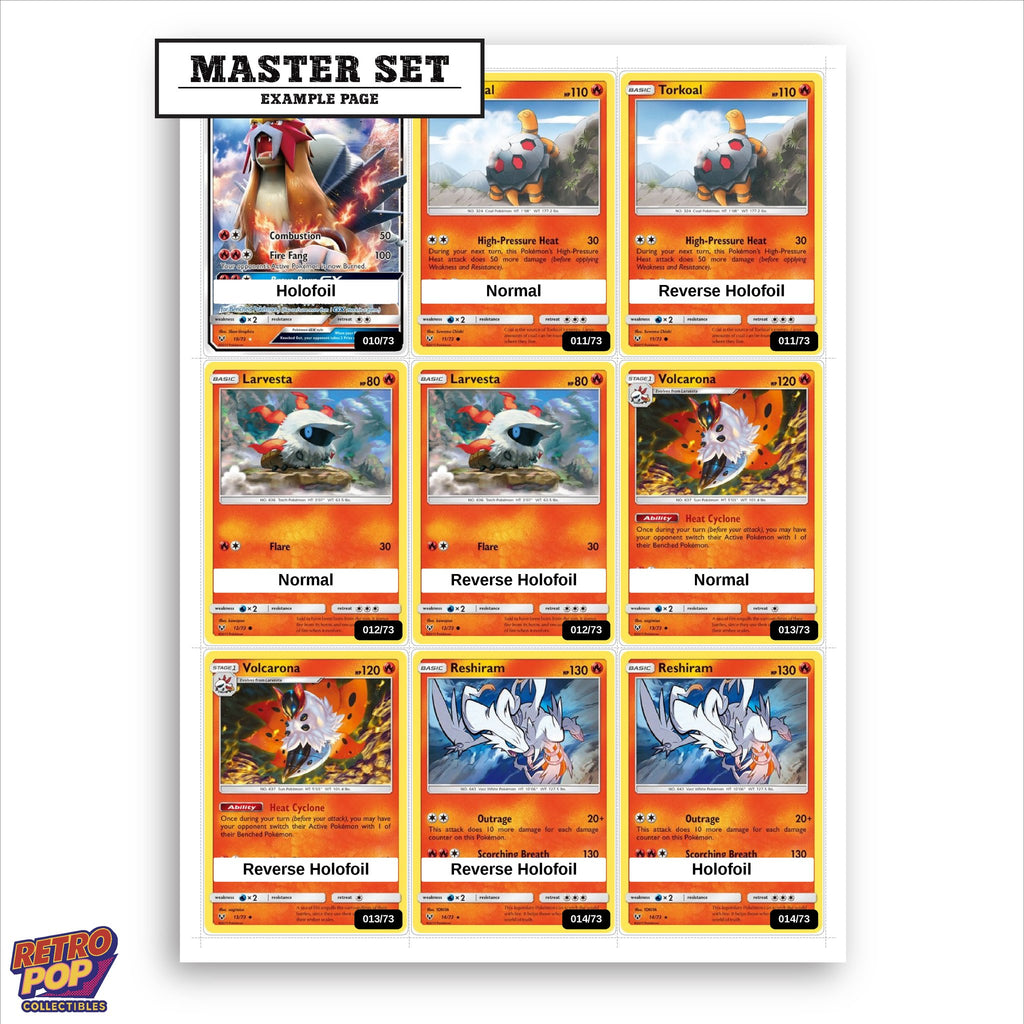 Printed Shining Legends placeholders in binder - real photo 1