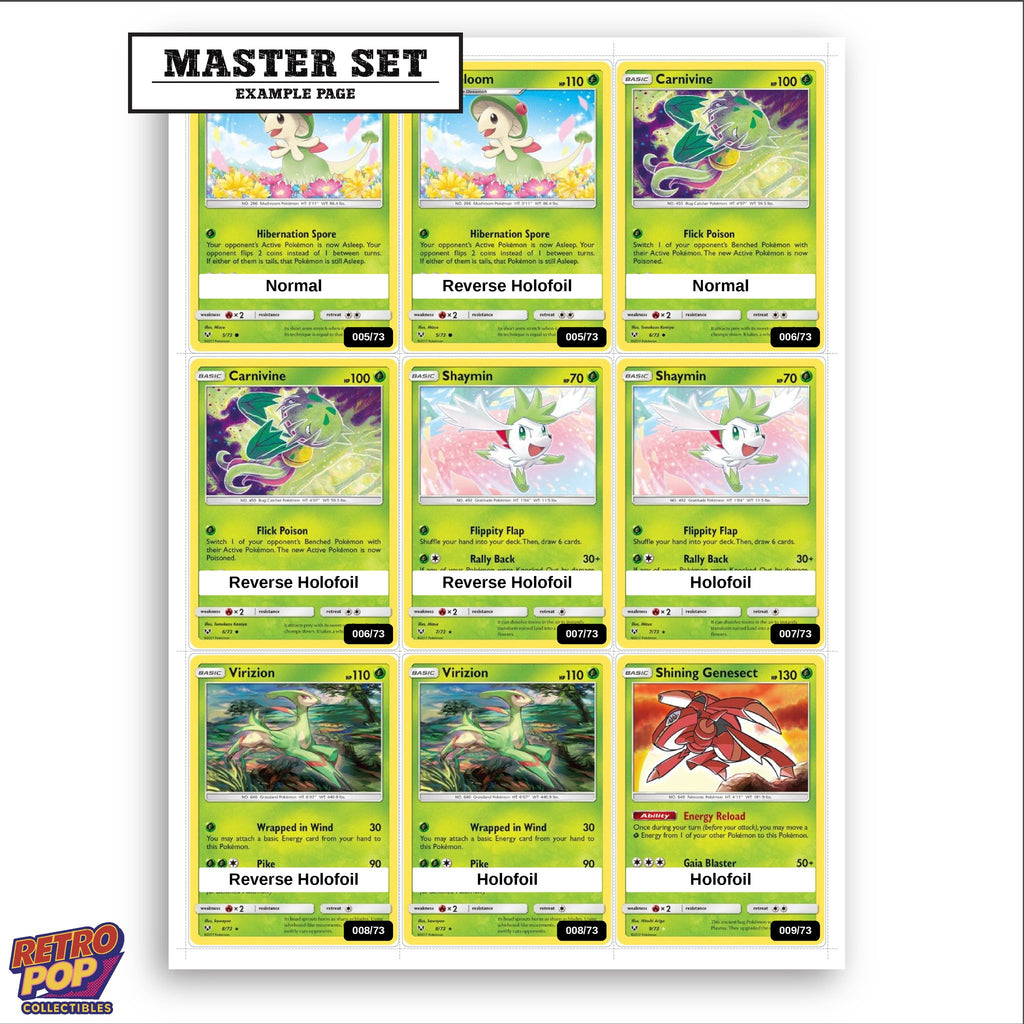 Printed Shining Legends placeholders in binder - real photo 3