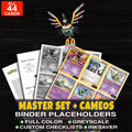 Every Sigilyph Pokemon card ever made - master set binder placeholders with Sigilyph