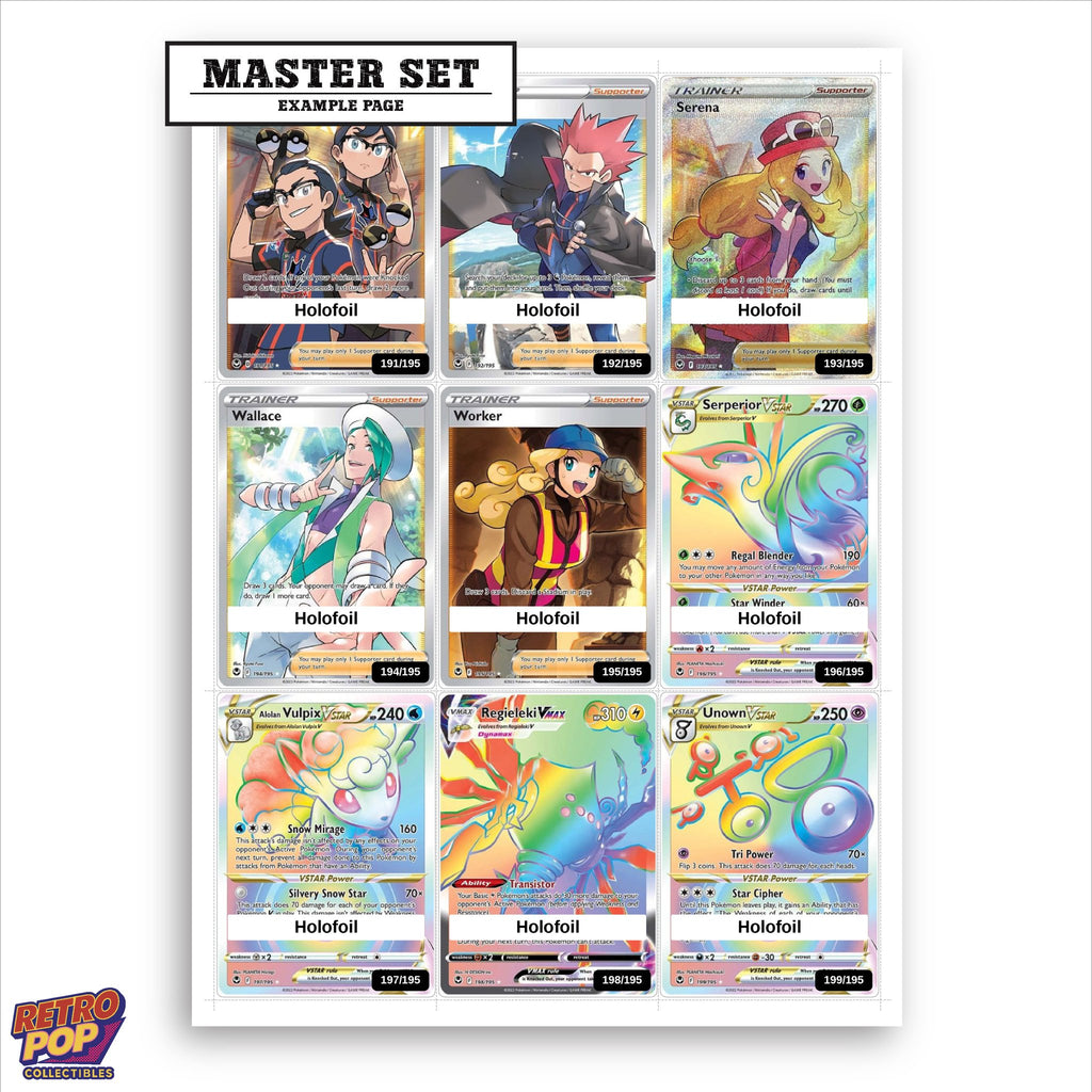 Printed Silver Tempest placeholders in binder - real photo 1