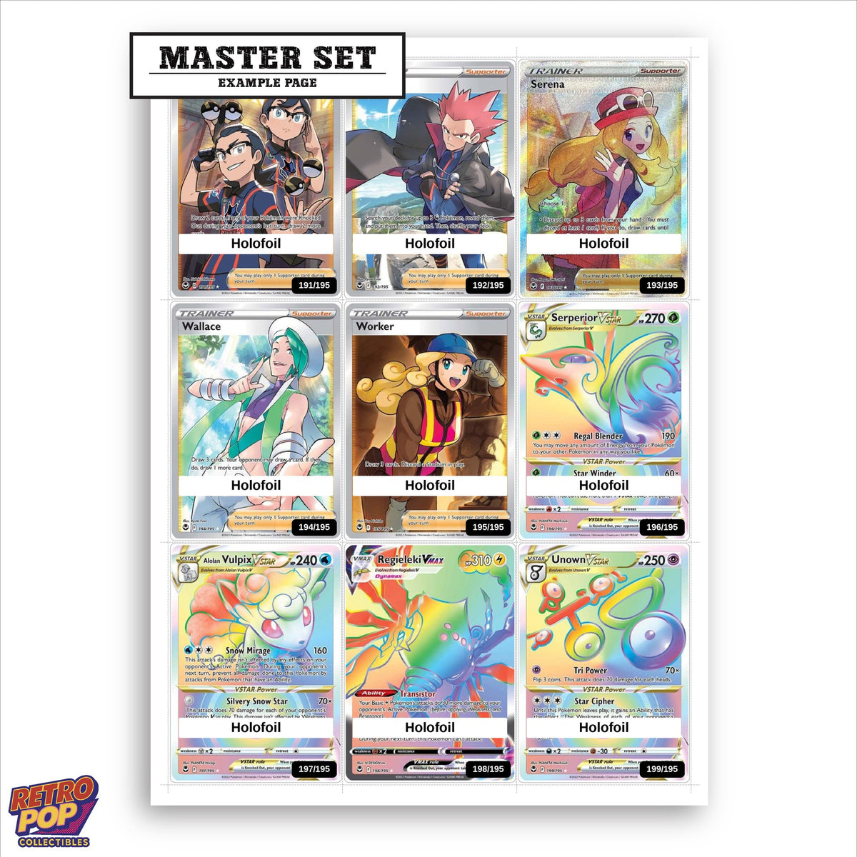 Printed Silver Tempest placeholders in binder - real photo 1