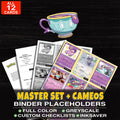 Every Sinistea Pokemon card ever made - master set binder placeholders with Sinistea