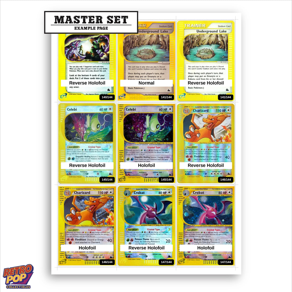 Printed Skyridge placeholders in binder - real photo 1