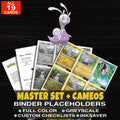 Every Sliggoo Pokemon card ever made - master set binder placeholders with Sliggoo
