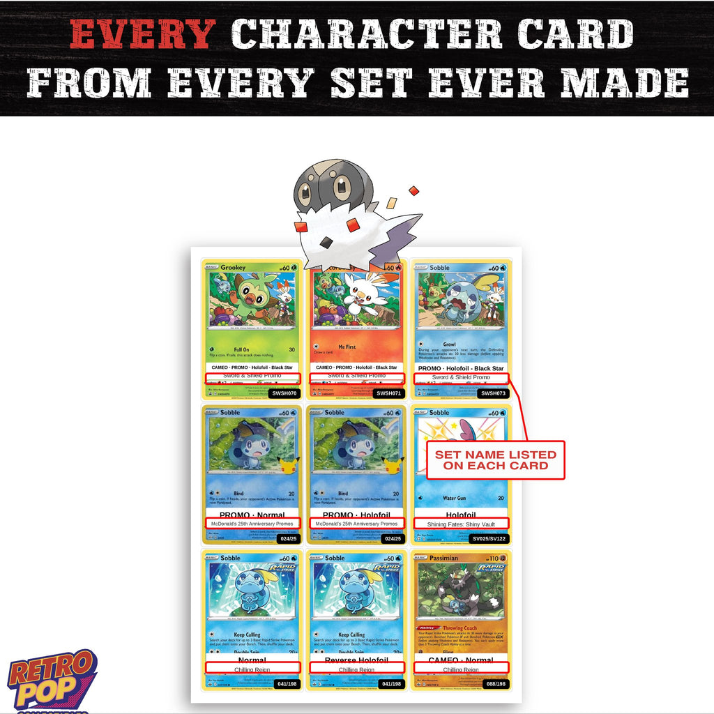 Spewpa card collection preview - every set Spewpa appears in