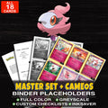 Every Spritzee Pokemon card ever made - master set binder placeholders with Spritzee