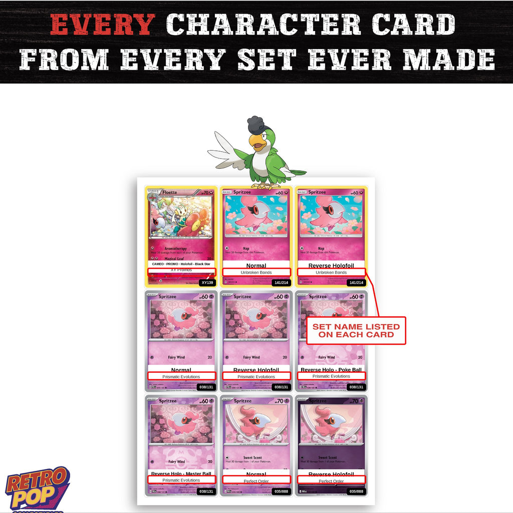 Squawkabilly card collection preview - every set Squawkabilly appears in